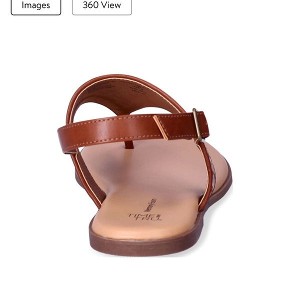 Time and Tru | Women's Hooded Flat Thong Memory Foam Sandals | Size: 11 - Picture 4 of 9